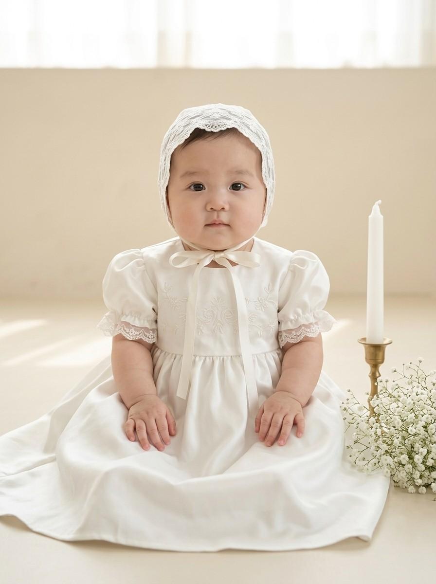 White Satin Christening