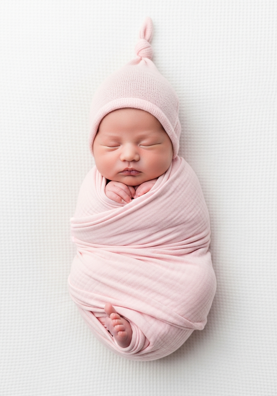 Pink Swaddle Baby