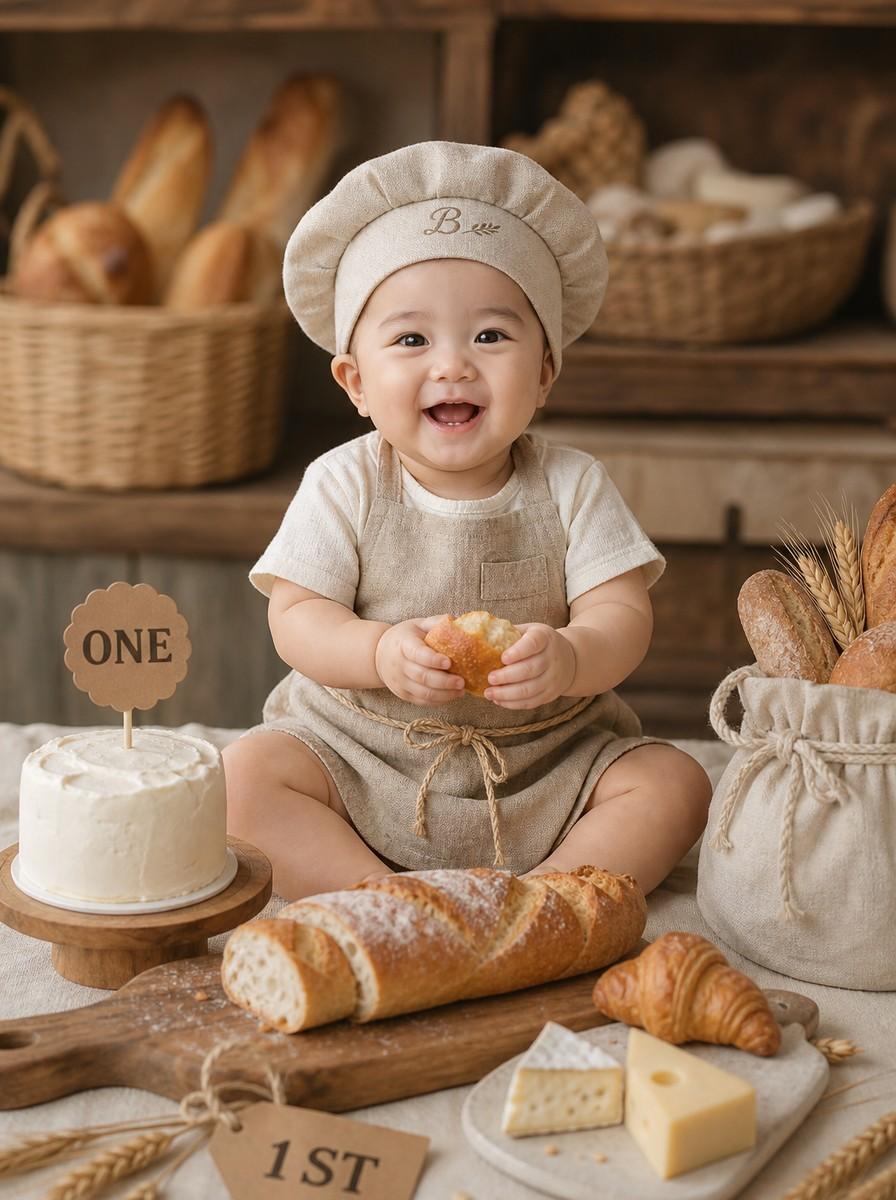 Beige Bakery 1st Birthday
