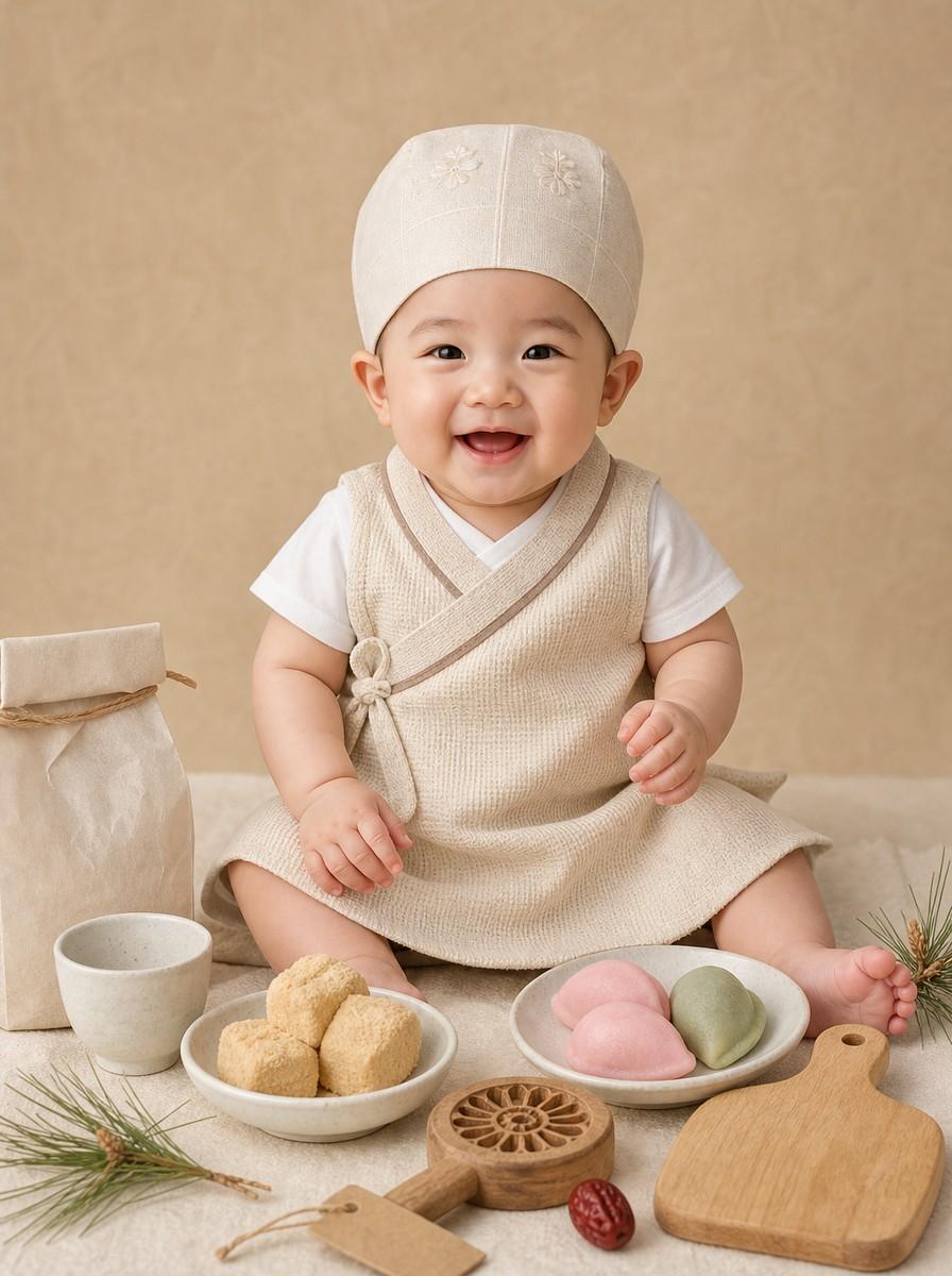 Korean Tteok 1st Birthday
