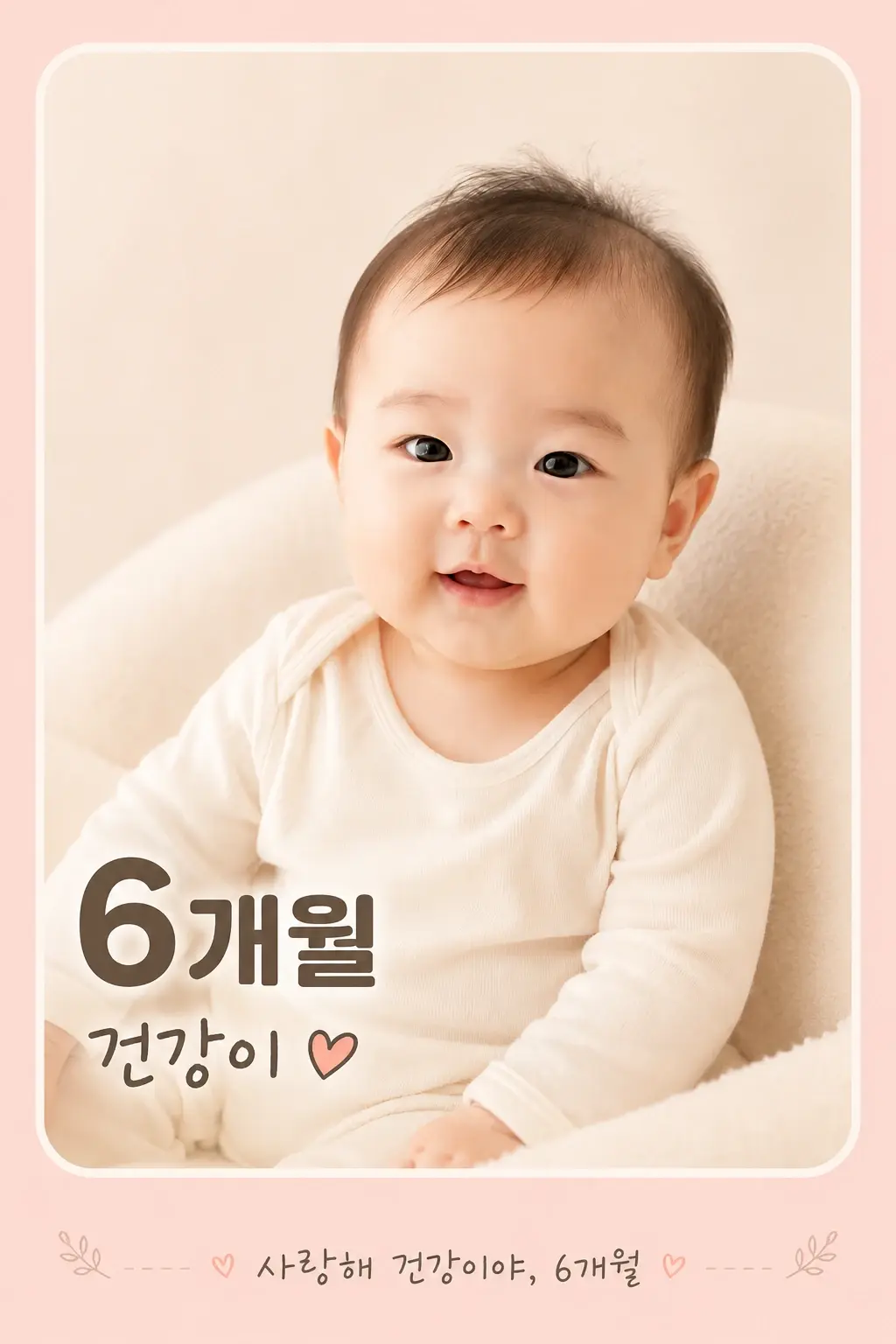 우리 아기 성장 카드